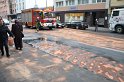 Stadtbus fing Feuer Koeln Muelheim Frankfurterstr Wiener Platz P284